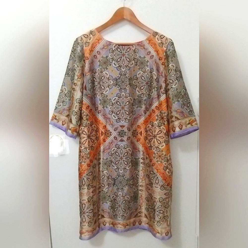 Colorful Floral Paisley Dress by Bethany